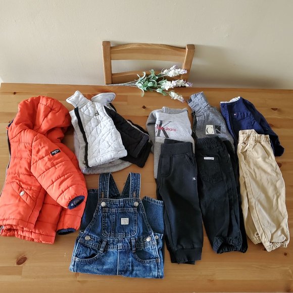 Calvin Klein Other - Bundle of 12-18M Baby Boy Clothes Outfits- 9 pcs Calvin Klein, Tommy Hilfiger an